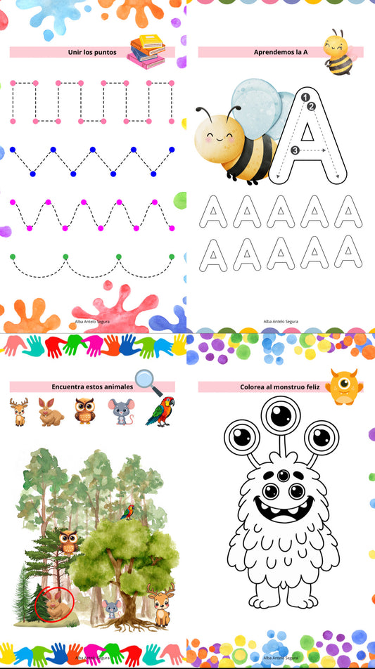 ¡Juega, pinta y descubre! – Versión digital (PDF imprimible)